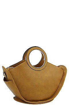 SATCHEL WITH LONG STRAP