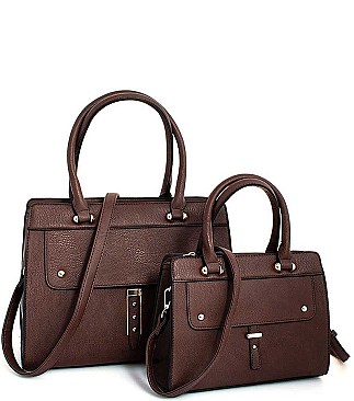 2 IN 1 SATCHEL SET WITH 2 STRAPS