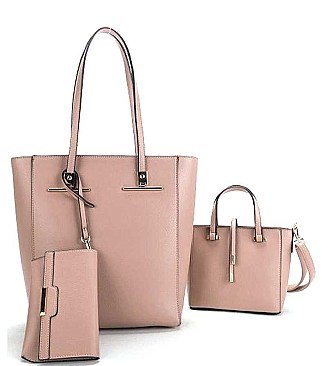 STYLISH 3 IN 1 TOTE SHOPPER BAG SET