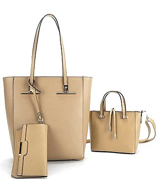 STYLISH 3 IN 1 TOTE SHOPPER BAG SET