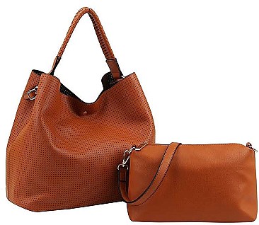 2 IN 1 DESIGNER FASHION SATCHEL WITH LONG STRAP