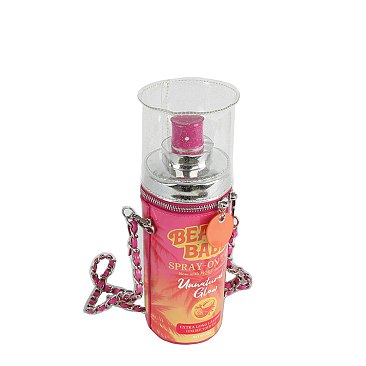 Sugar Thrillz Summer Tanning Lotion Spray Bottle Crossbody Bag