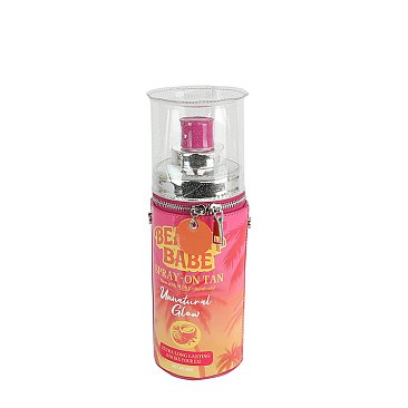 Sugar Thrillz Summer Tanning Lotion Spray Bottle Crossbody Bag