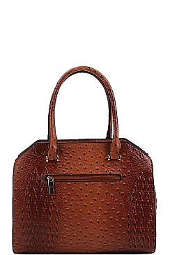 2IN1 FASHION CROCO PATTERN TOTE BAG WITH MATCHING WALLET