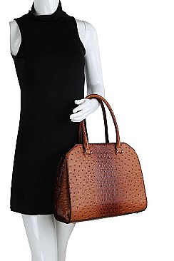 2IN1 FASHION CROCO PATTERN TOTE BAG WITH MATCHING WALLET