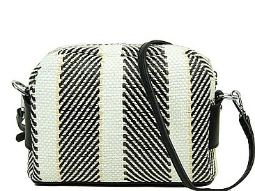 MULTI TONE PATTERN CUTE CROSSBODY BAG