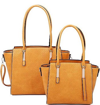 2IN1 MODERN SATCHEL SET WITH LONG STRAP