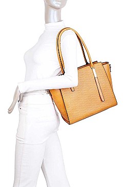 2IN1 MODERN SATCHEL SET WITH LONG STRAP