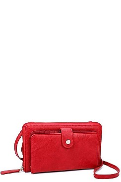 MULTI POCKET CROSSBODY WALLET BAG