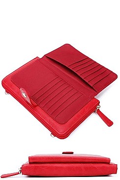 MULTI POCKET CROSSBODY WALLET BAG