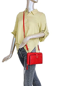 MULTI POCKET CROSSBODY WALLET BAG