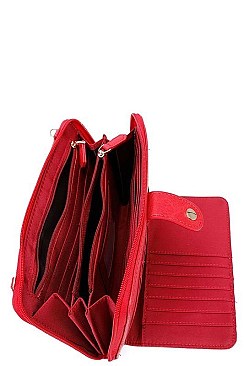 MULTI POCKET CROSSBODY WALLET BAG