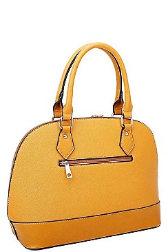 3 IN 1 2 DOMED SATCHEL BAGS AND CLUTCH SET