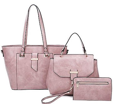 3IN1 STYLISH SHOPPER CROSS BODY CLUTCH SET
