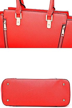 3IN1 MODERN SATCHEL BACKPACK AND CLUTCH SET