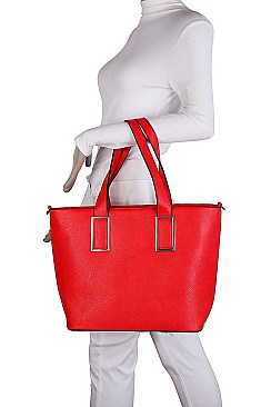 3IN1 STYLISH FASHION SHOPPER BACKPACK AND CLUTCH SET