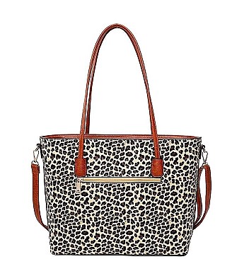 3 IN 1 ANIMAL PRINT SHOPPER BAG SET