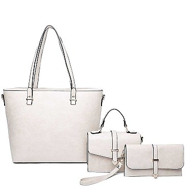 3 IN 1 TOTE CROSSBODY AND CLUTCH SET