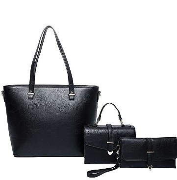 3 IN 1 TOTE CROSSBODY AND CLUTCH SET