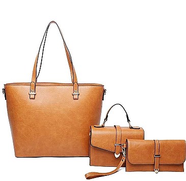 3 IN 1 TOTE CROSSBODY AND CLUTCH SET
