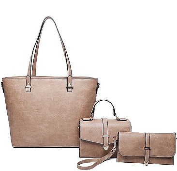 3 IN 1 TOTE CROSSBODY AND CLUTCH SET