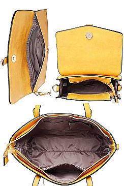 3 IN 1 TOTE CROSSBODY AND CLUTCH SET