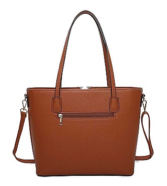 3 IN 1 V ACCENT TOTE BAGS AND CLUTCH SET