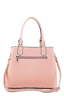 3 IN 1 TRENDY TASSEL PIECE TOTE BAG AND CLUTCH SET