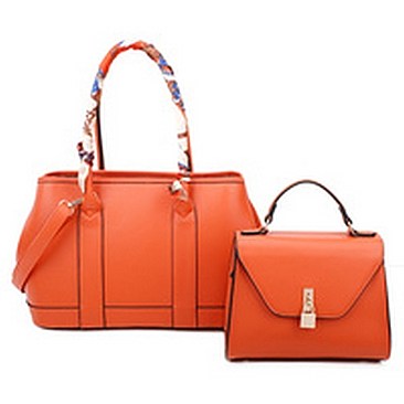 Fashion Scarf Top Handle 2-in-1 Satchel