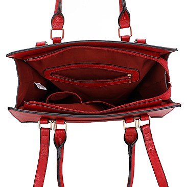 Fashion 2-Way Boxy 3-in-1 Satchel Set