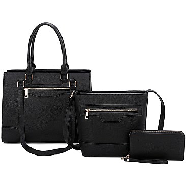 black 3 pcs set