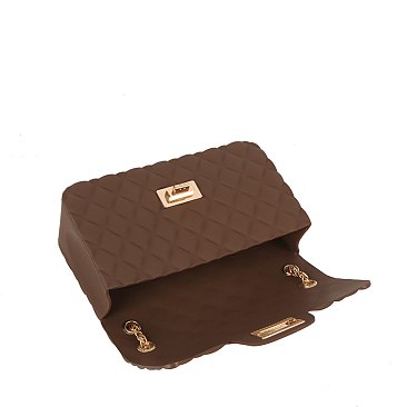 Quilt Embossed Jelly Candy Classic Shoulder Bag