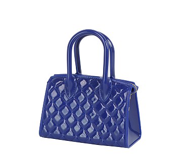 Heart Padlock Quilted Jelly Candy Satchel