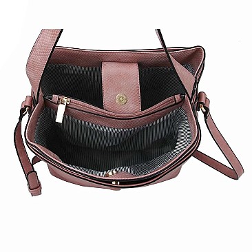 Python Snake Skin 2-in-1 Shoulder Bag