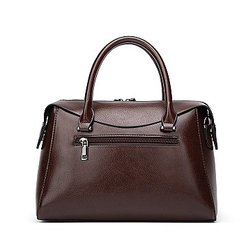 Crocodile Boston Satchel Soft Touch Handbags