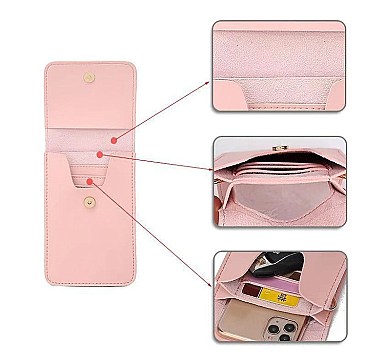 CELLPHONE & CREDIT CARD MESSENGER PURSE