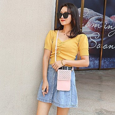 CELLPHONE & CREDIT CARD MESSENGER PURSE
