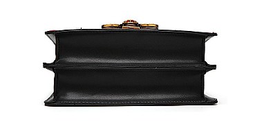 TQUEEN BEE ACCENT SHOULDER CROSSBODY BAG