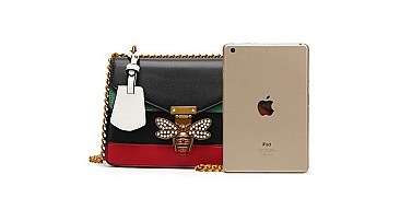 TQUEEN BEE ACCENT SHOULDER CROSSBODY BAG