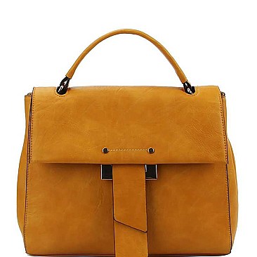 TRENDY TEXTURED PU LEATHER DESIGNER ELEPHANT SATCHEL JYLHJ-002