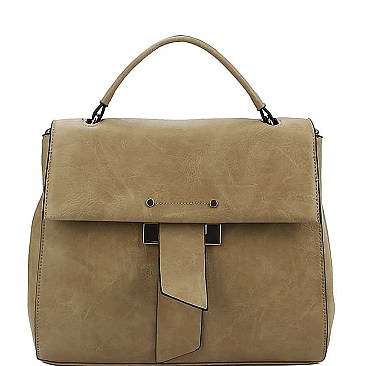 TRENDY TEXTURED PU LEATHER DESIGNER ELEPHANT SATCHEL JYLHJ-002