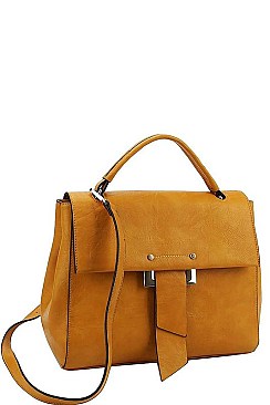 TRENDY TEXTURED PU LEATHER DESIGNER ELEPHANT SATCHEL JYLHJ-002