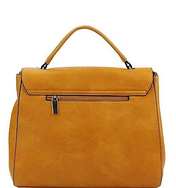 TRENDY TEXTURED PU LEATHER DESIGNER ELEPHANT SATCHEL JYLHJ-002