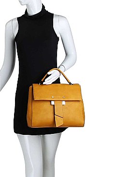 TRENDY TEXTURED PU LEATHER DESIGNER ELEPHANT SATCHEL JYLHJ-002