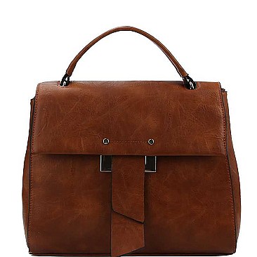 TRENDY TEXTURED PU LEATHER DESIGNER ELEPHANT SATCHEL JYLHJ-002