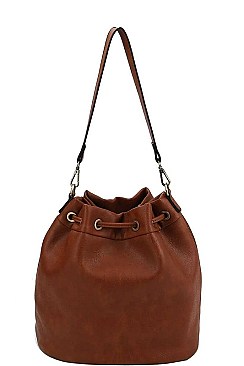 2IN1 BUCKET SHOULDER BAG WITH MATCHING WALLET