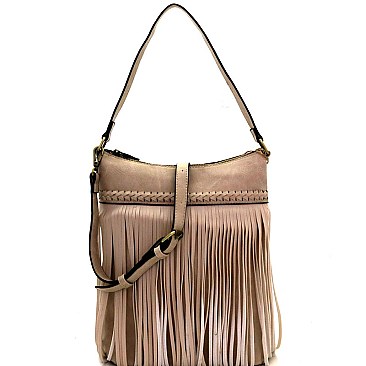 CHILLX Fringed Hobo Cross Body MH-LHU199