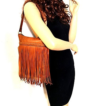 CHILLX Fringed Hobo Cross Body MH-LHU199