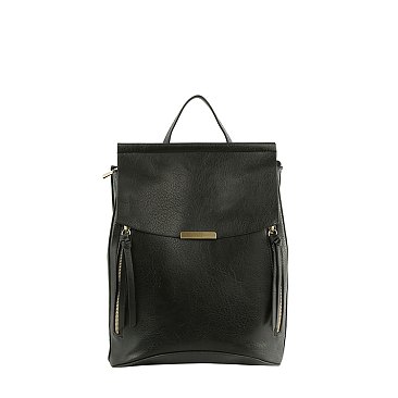 Fashion Flap Convertible Backpack