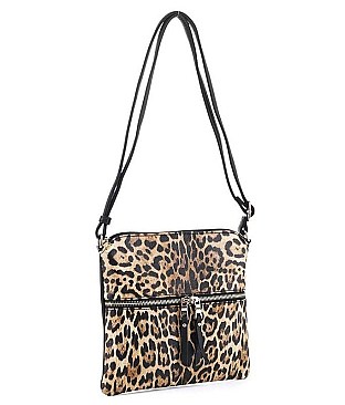 MODERN LEOPARD STYLE CROSSBODY BAG